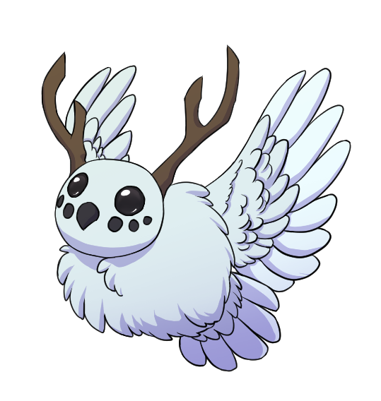 a lesser snowbird in flight