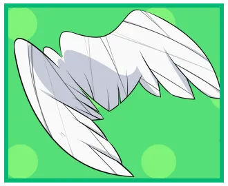 Pog Collector's Folded Paper Wings